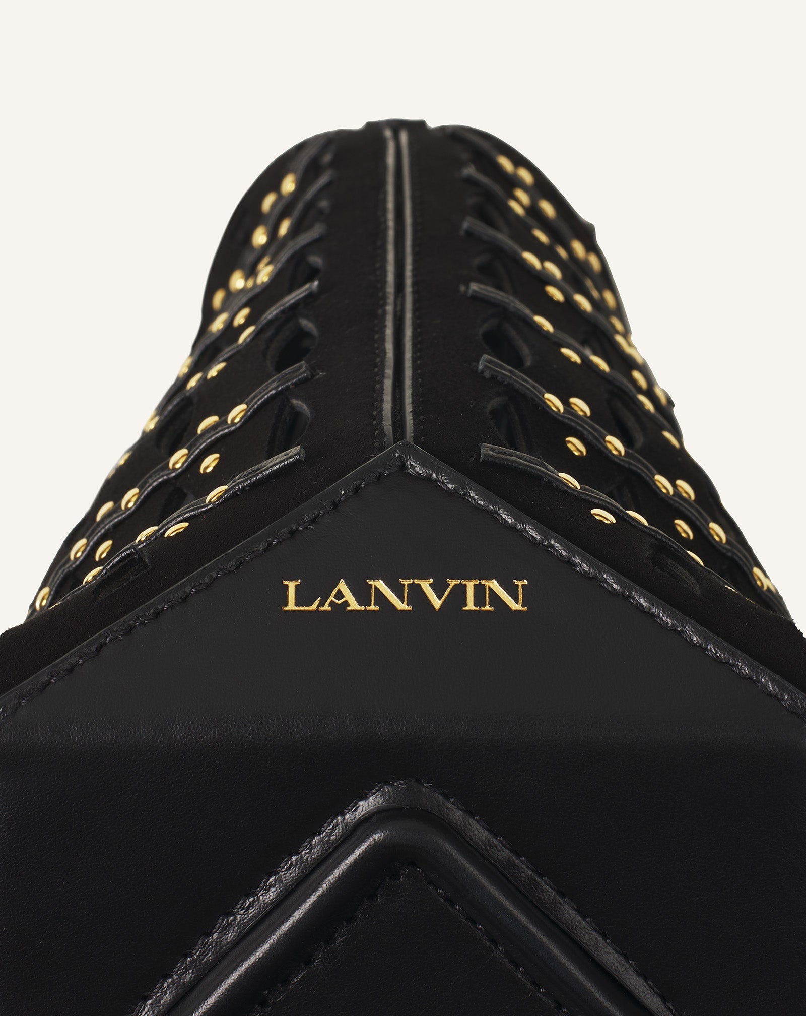 Black Catch Nano By Lanvin Bucket Bag In Suede | Lanvin Women
