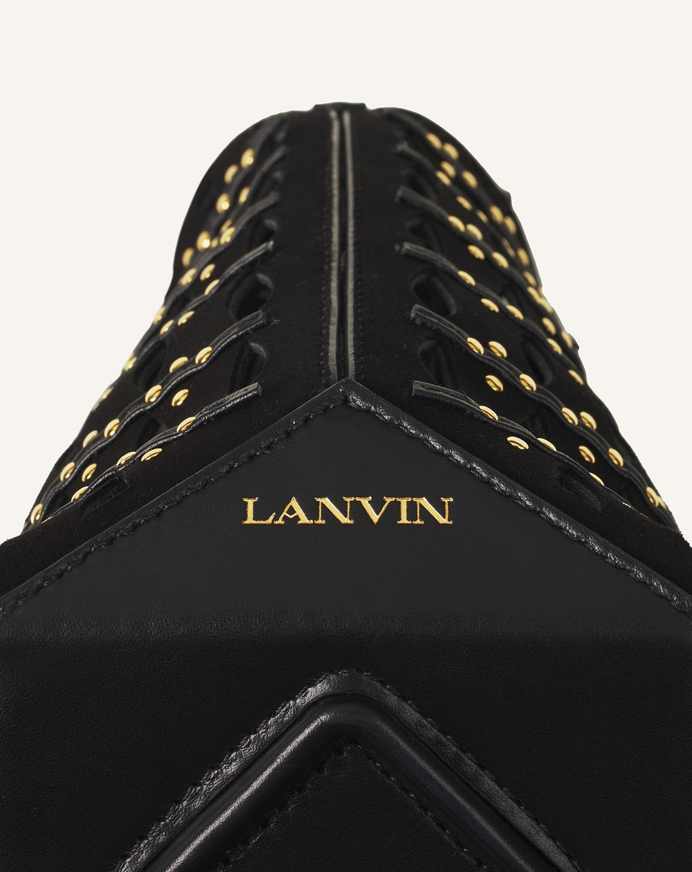 Black Catch Nano By Lanvin Bucket Bag In Suede | Lanvin Women