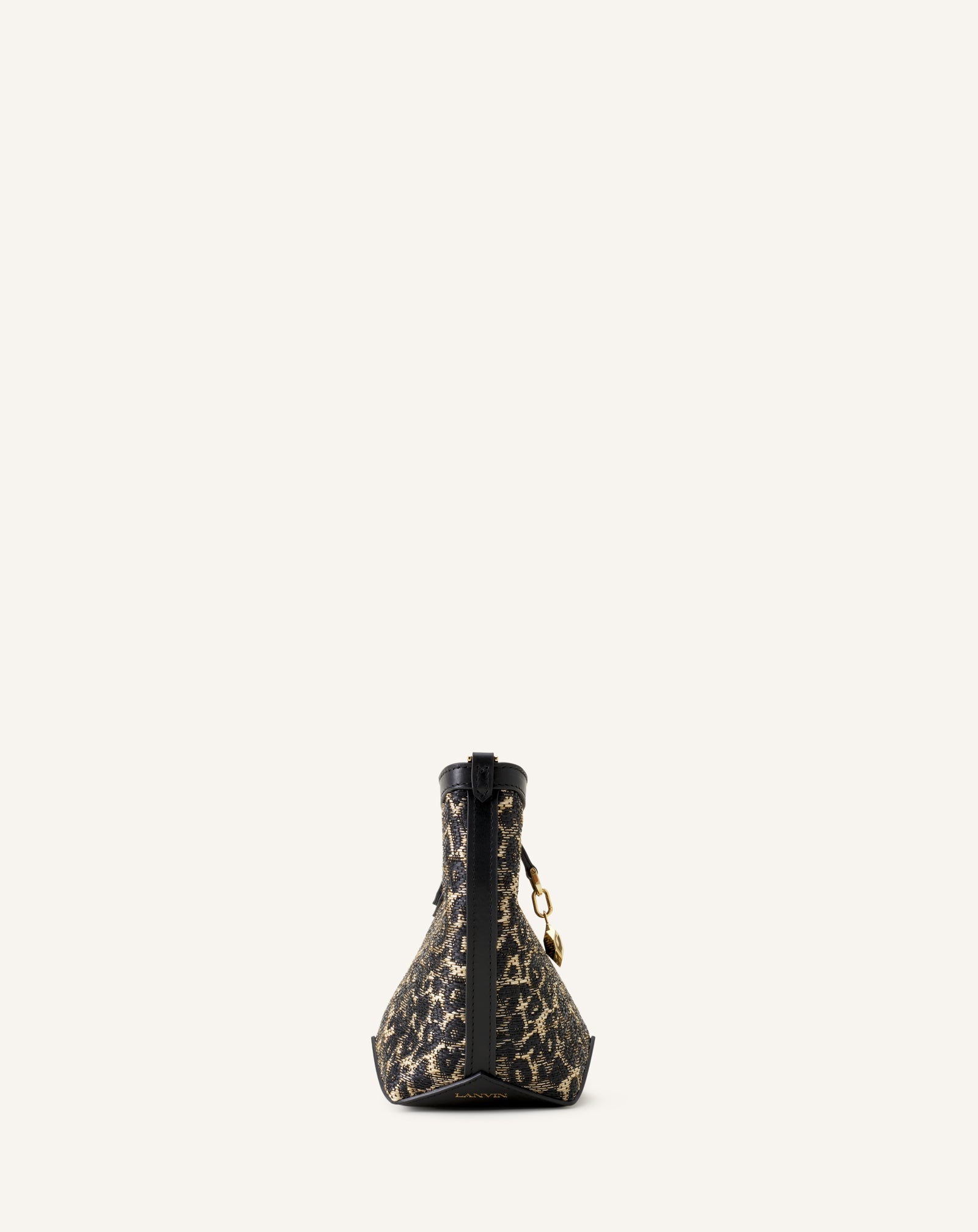 Sac Sceau En Rafia Avec Sangle Pm Beige | Lanvin Women