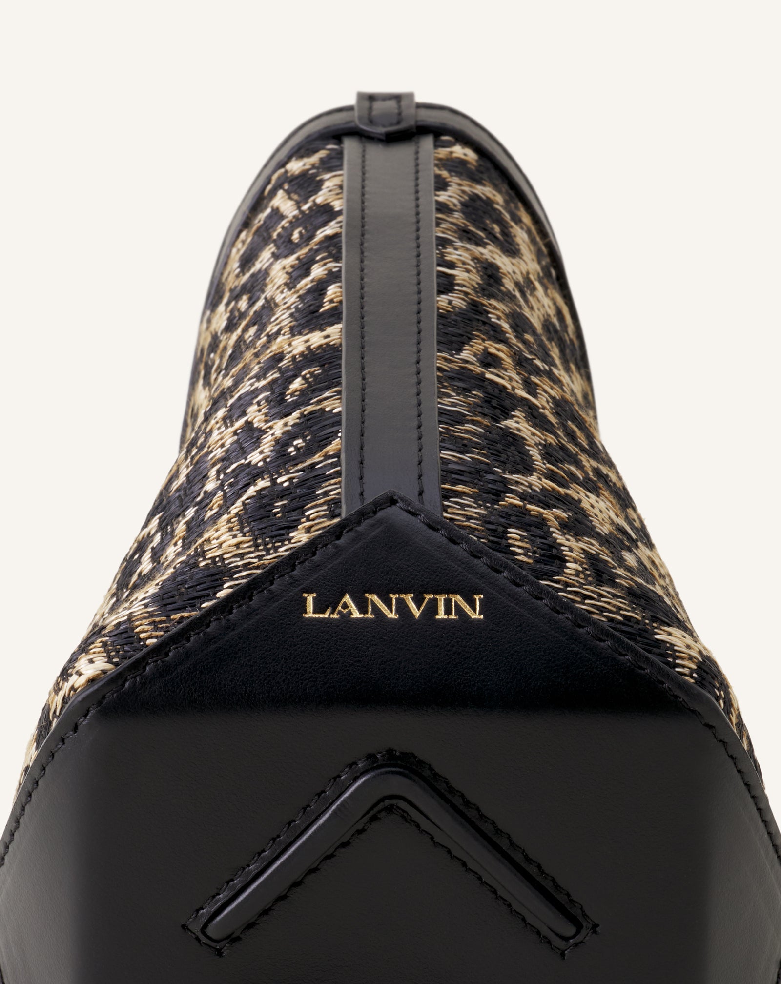 Sac Sceau En Rafia Avec Sangle Pm Beige | Lanvin Women