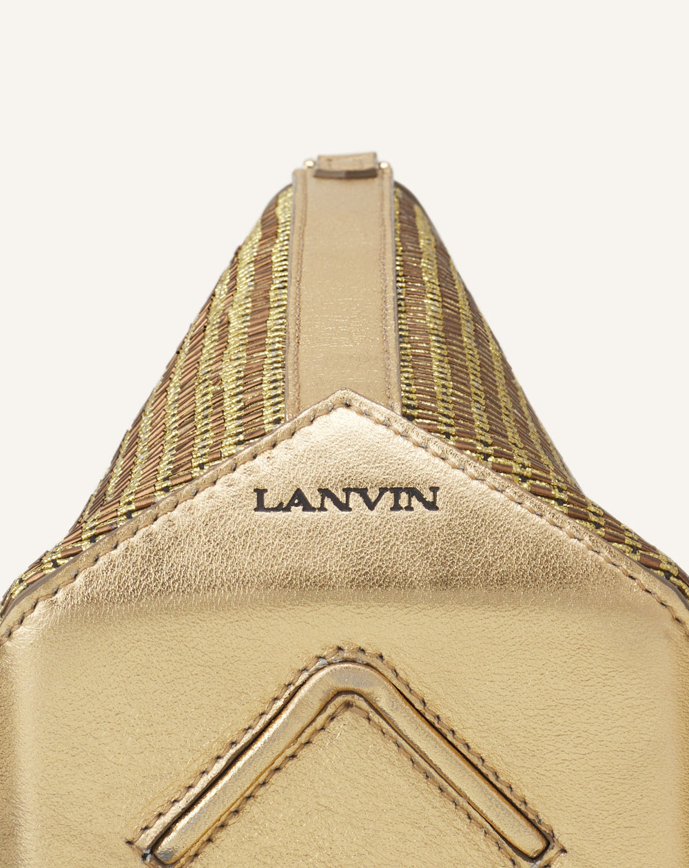 Sac Seau Catch By Lanvin En Raffia Silver | Lanvin Women