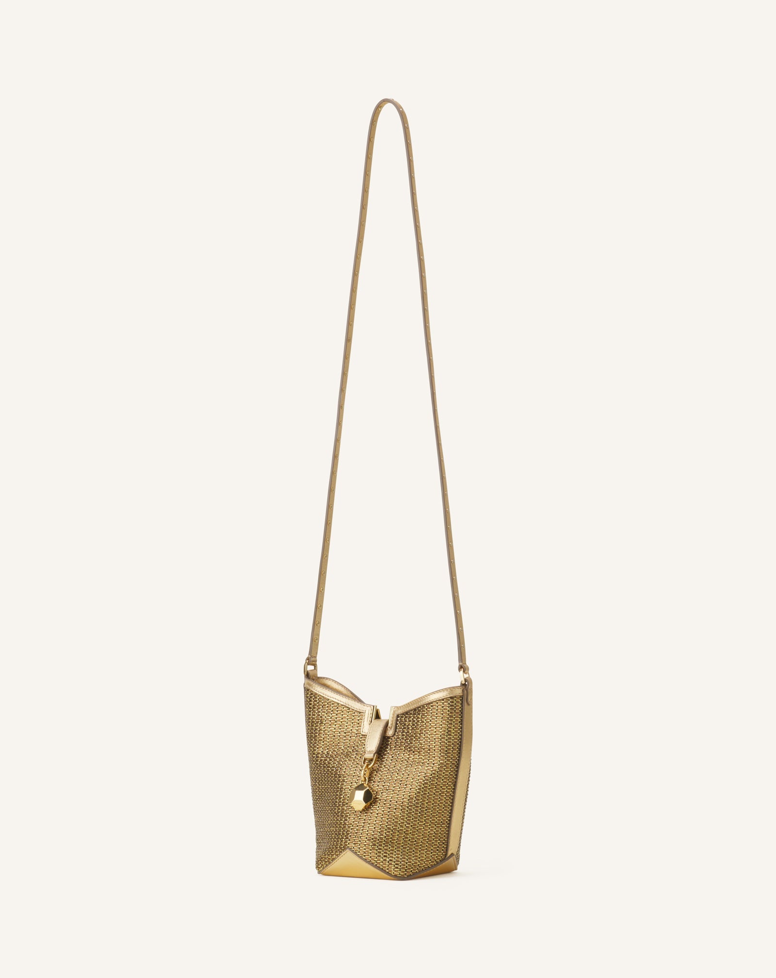 Sac Seau Catch By Lanvin En Raffia Silver | Lanvin Women