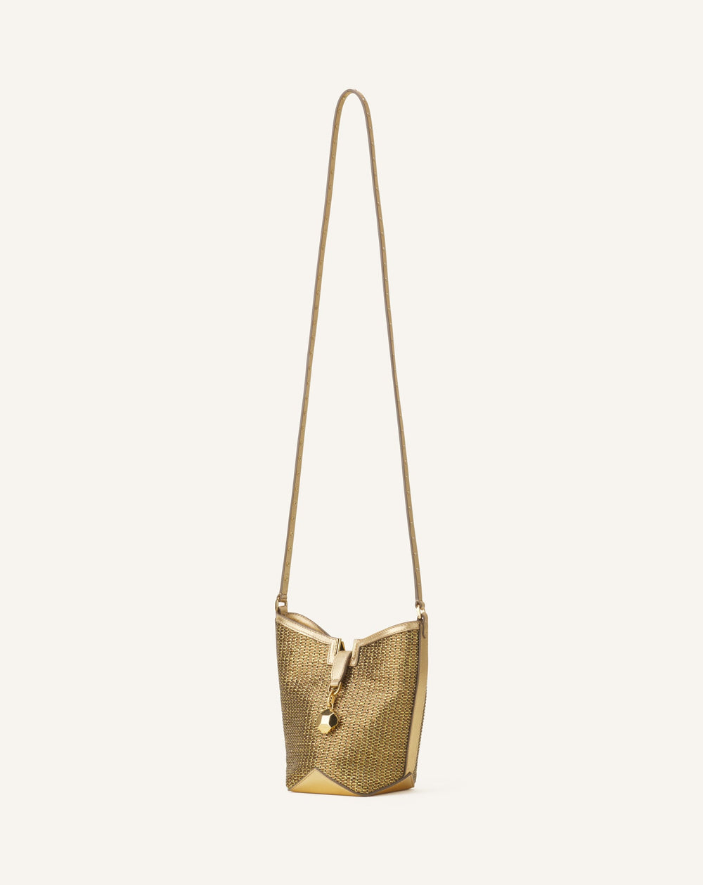 Sac Seau Catch By Lanvin En Raffia Silver | Lanvin Women
