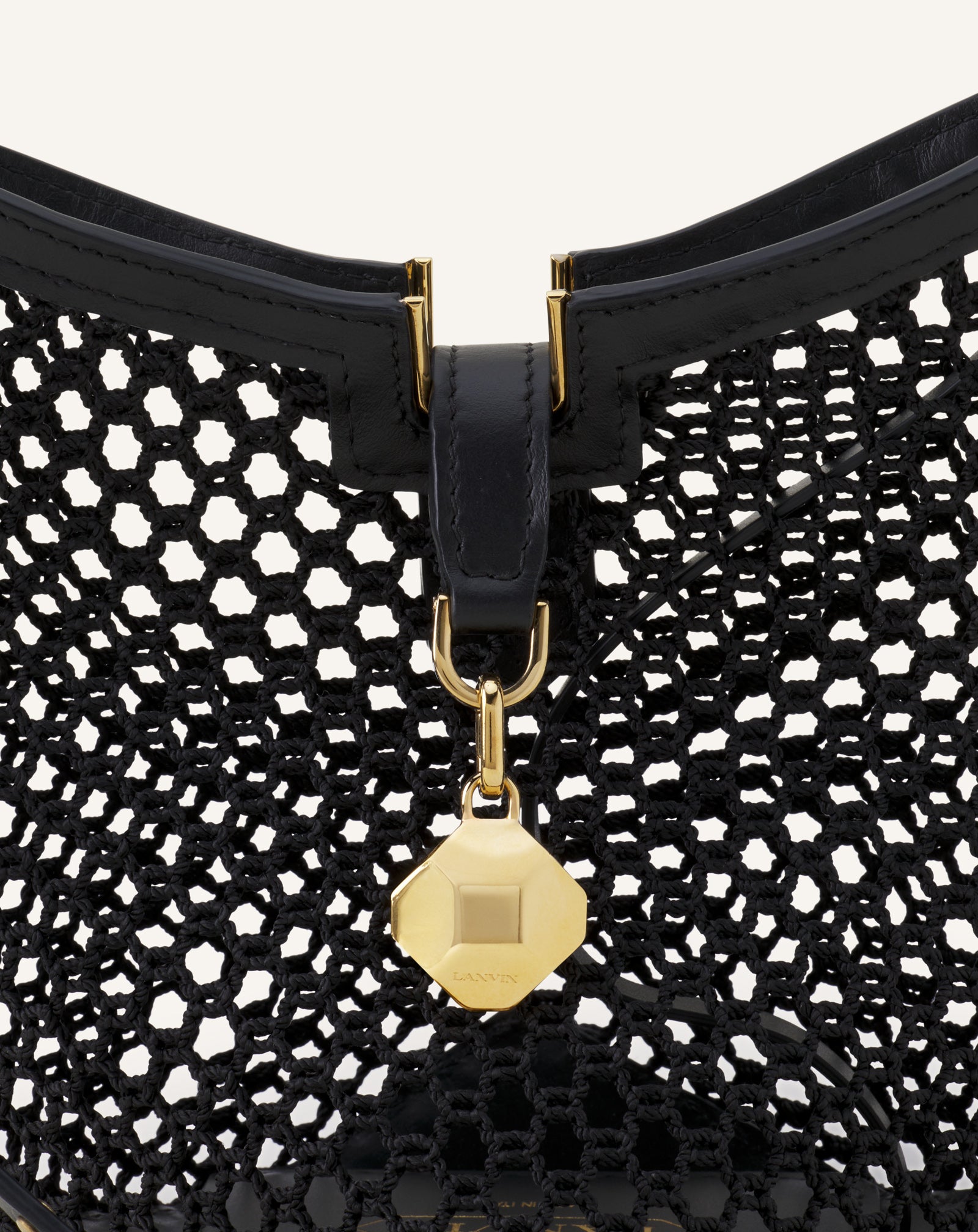 Sac Nano Catch By Lanvin En Fishnet White | Lanvin Women