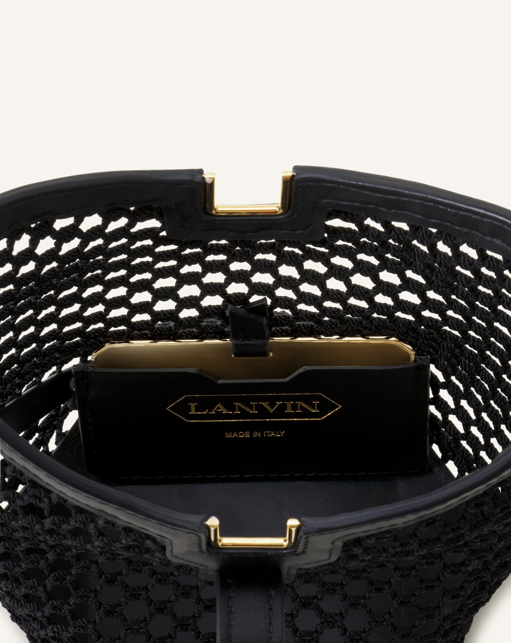 Sac Nano Catch By Lanvin En Fishnet White | Lanvin Women