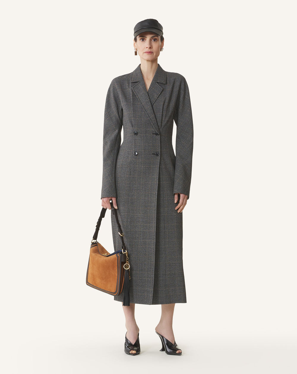 Brown Compagnon Asymmetrical Bag In Suede | Lanvin Women