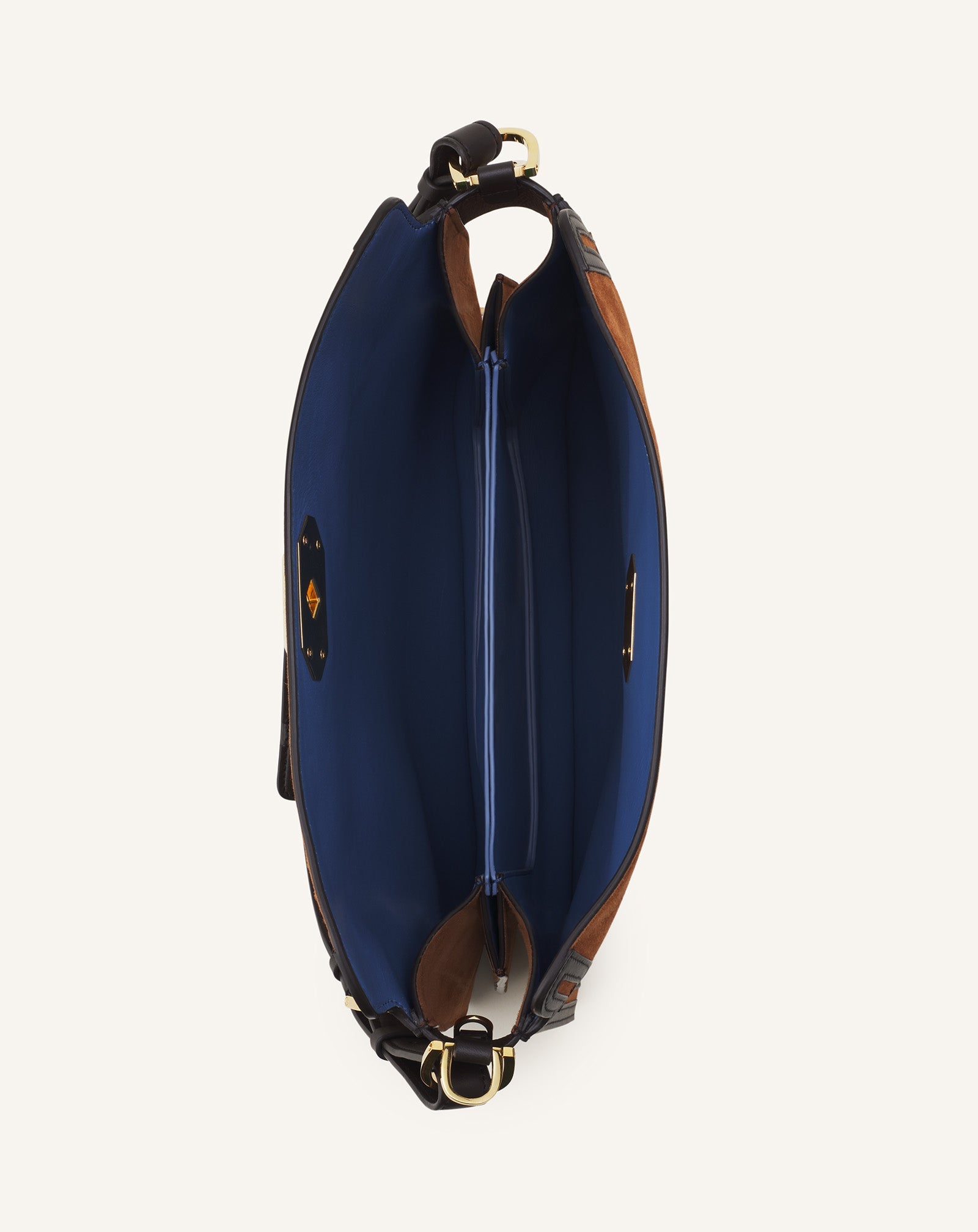 Brown Compagnon Asymmetrical Bag In Suede | Lanvin Women