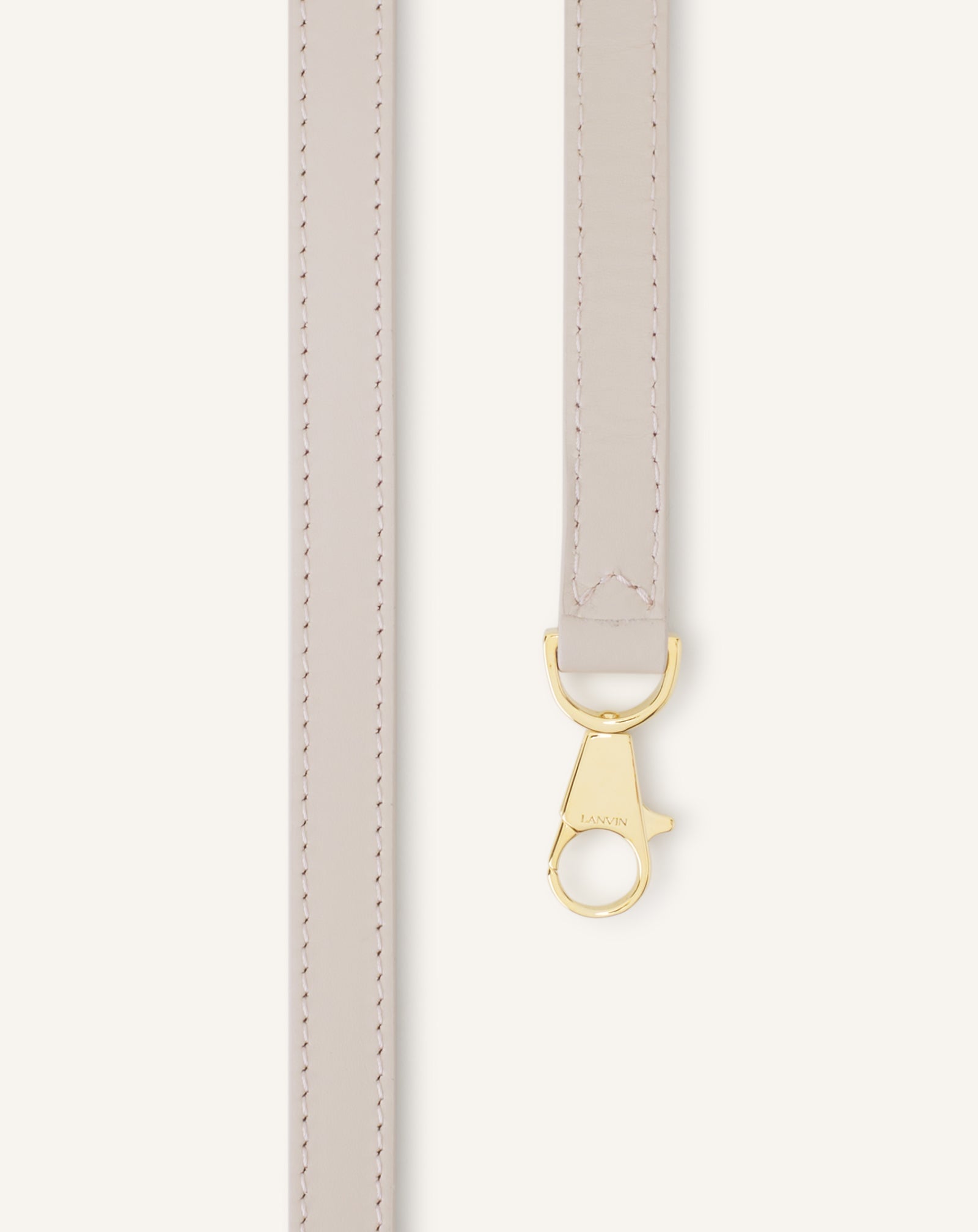 White Compagnon Asymmetrical Bag In Leather | Lanvin Women