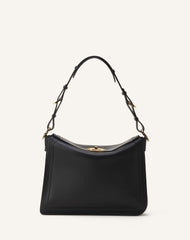 Black Compagnon Asymmetrical Bag In Leather | Lanvin Women
