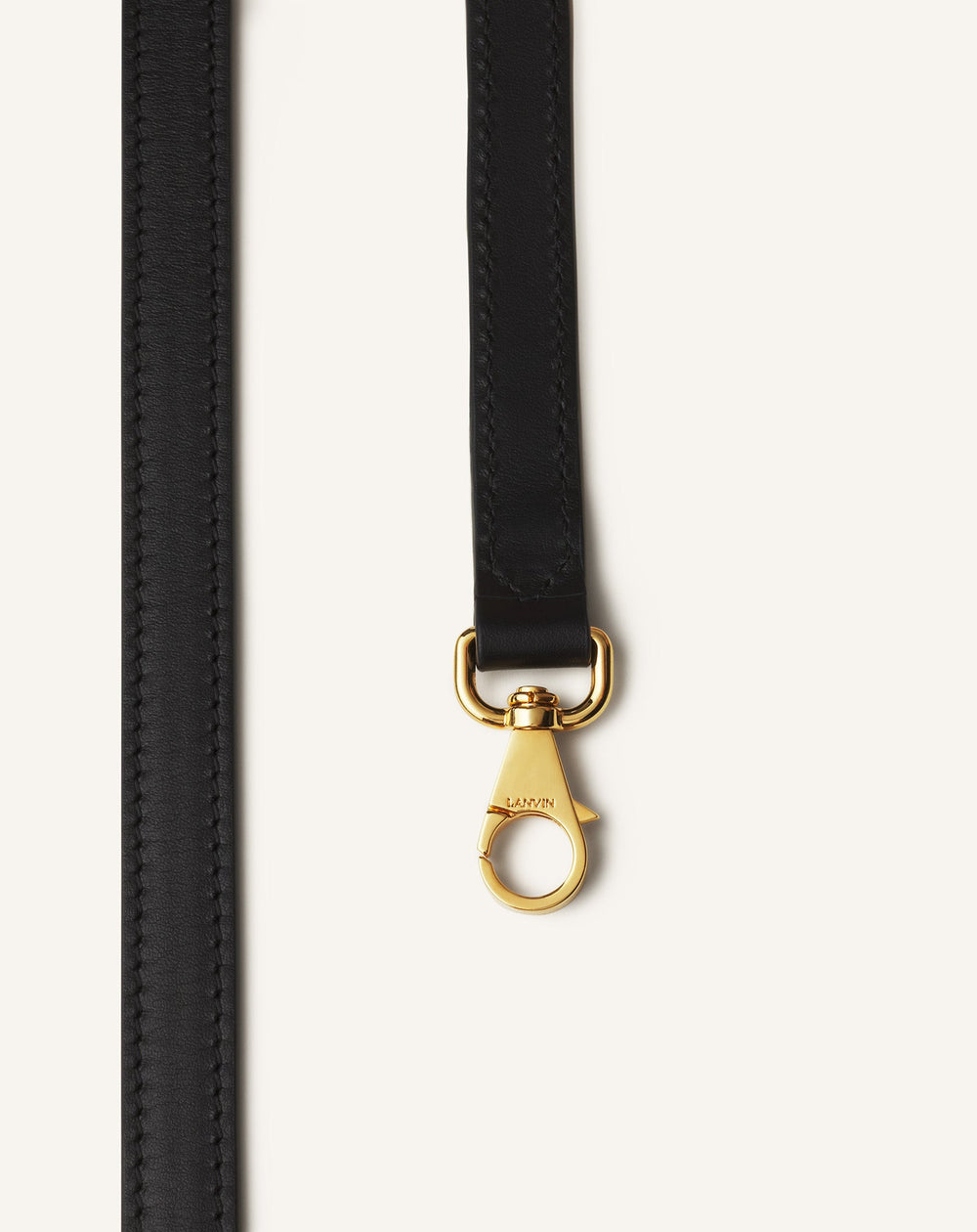 Black Compagnon Asymmetrical Bag In Leather | Lanvin Women