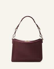 Brown Compagnon Asymmetrical Bag In Leather | Lanvin Women