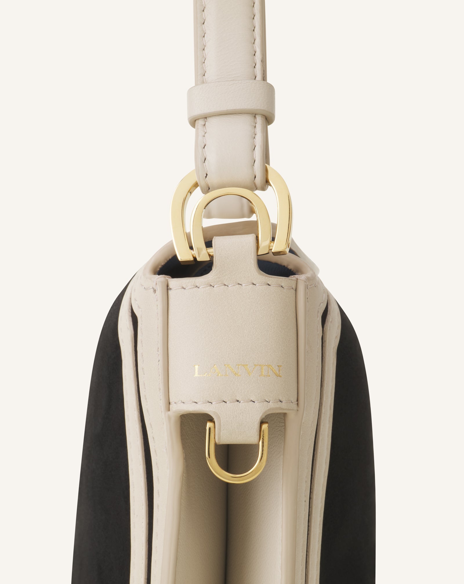 Sac Compagnon 20 En Cuir White | Lanvin Women