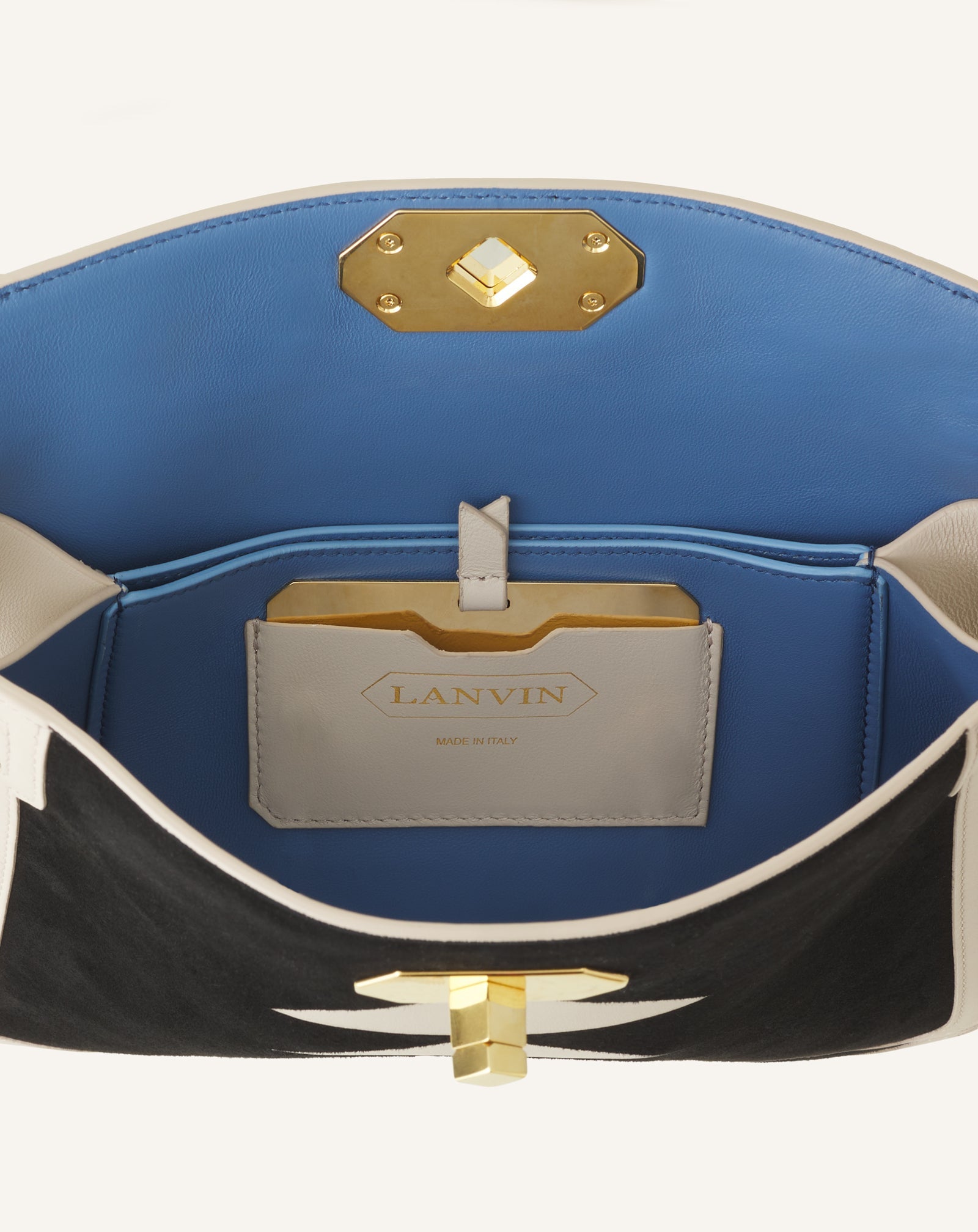 Sac Compagnon 20 En Cuir White | Lanvin Women