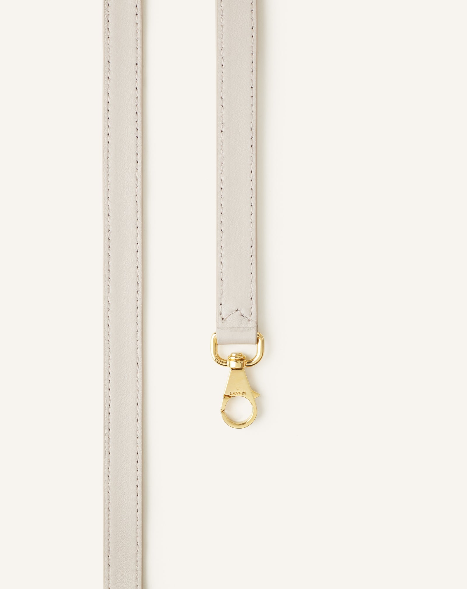 Sac Compagnon 20 En Cuir White | Lanvin Women