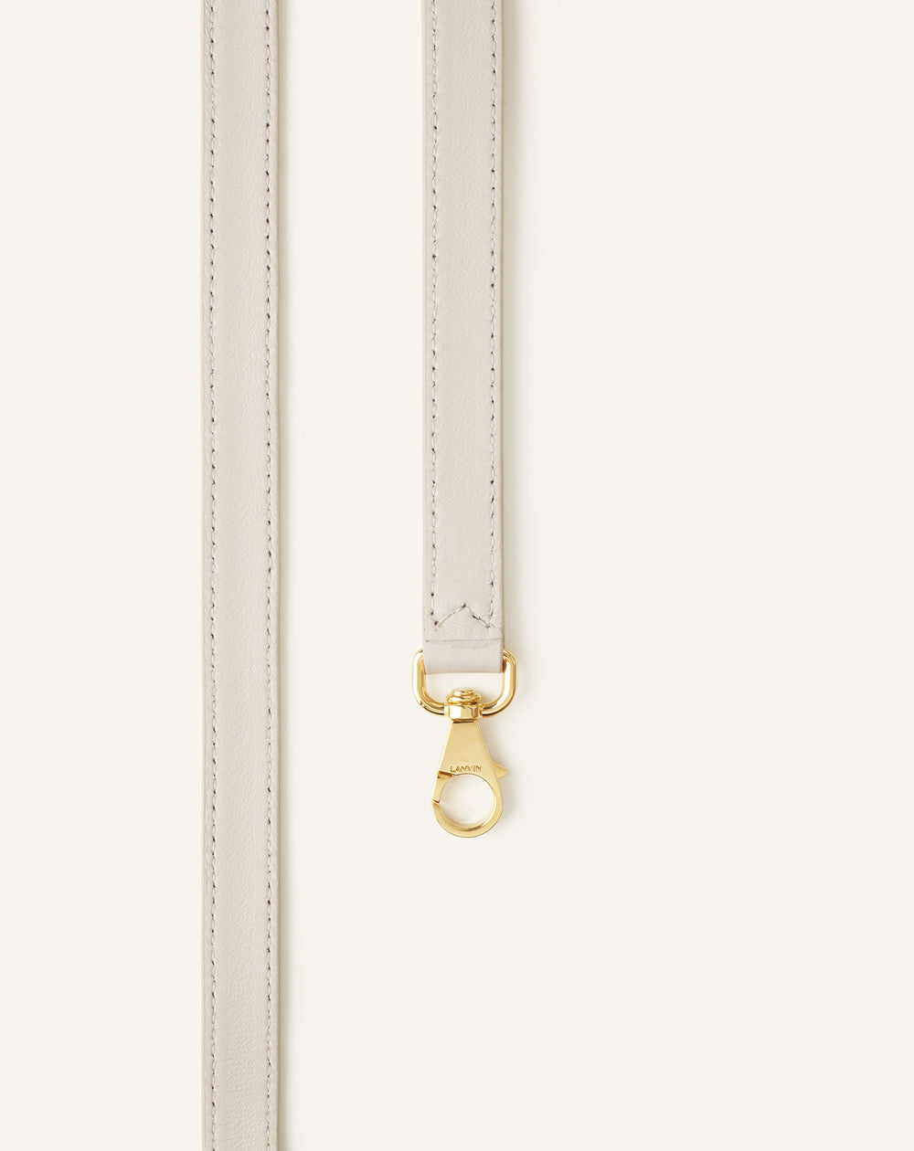 Sac Compagnon 20 En Cuir White | Lanvin Women
