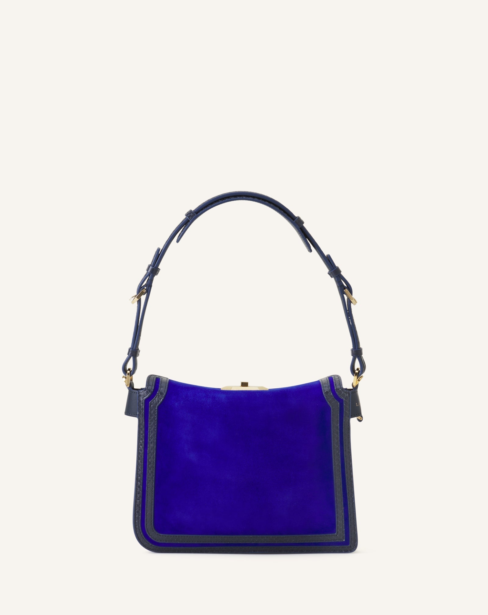 Compagnon Sac Epaule Asymetrique Finition Python Pm Blue | Lanvin Women