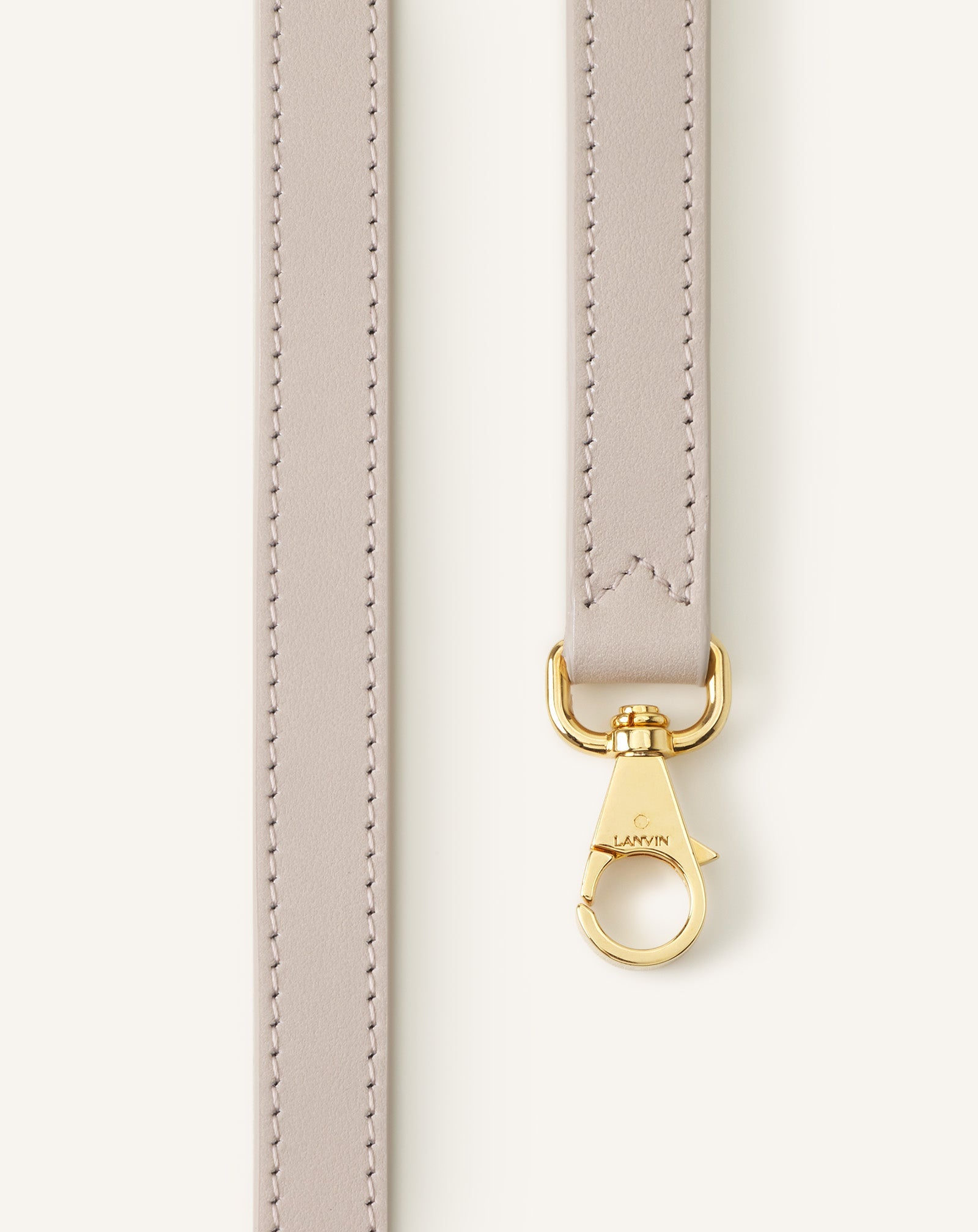 Sac Compagnon Asymetrique En Cuir White | Lanvin Women