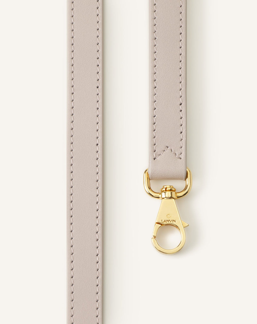 Sac Compagnon Asymetrique En Cuir White | Lanvin Women