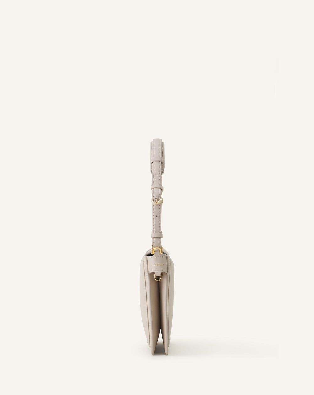 Sac Compagnon Asymetrique En Cuir White | Lanvin Women