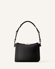 Sac Compagnon Asymetrique En Cuir Black | Lanvin Women
