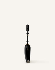 Sac Compagnon Asymetrique En Cuir Black | Lanvin Women