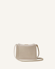Sac Compagnon 16 En Cuir White | Lanvin Men