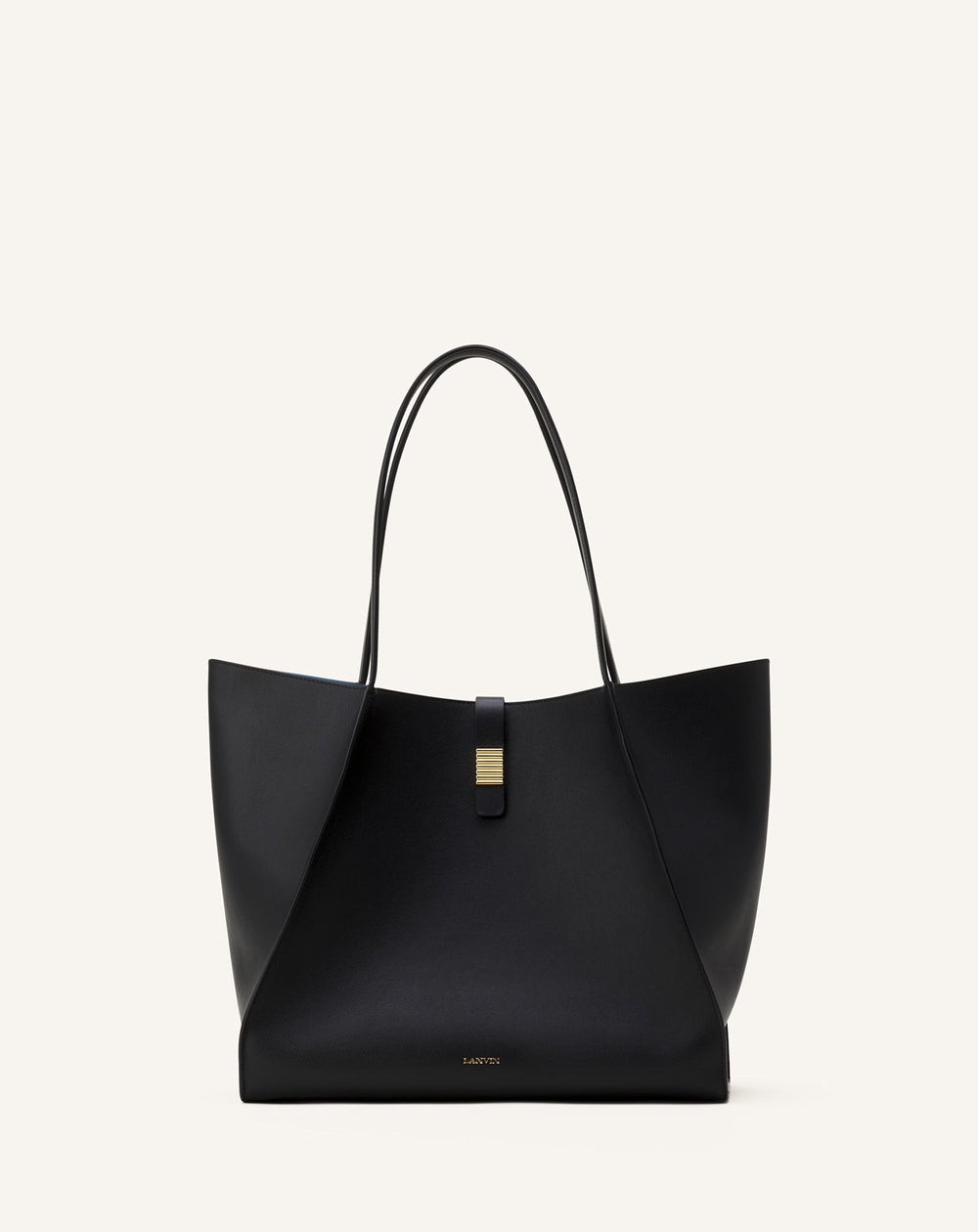 Black Concerto Arpège Leather Tote Bag | Lanvin Women
