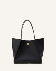 Black Concerto Arpège Leather Tote Bag | Lanvin Women
