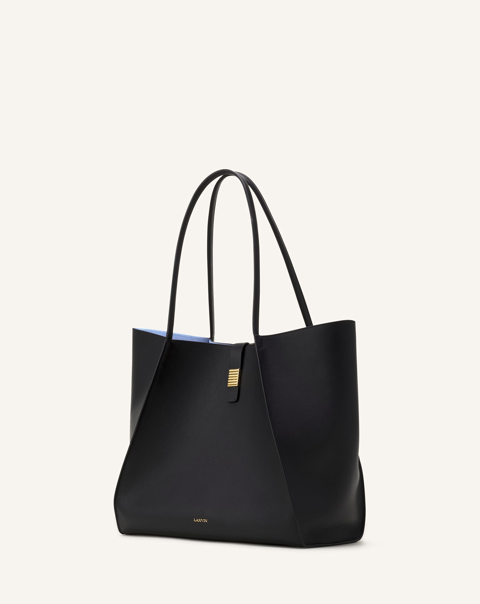 Black Concerto Arpège Leather Tote Bag | Lanvin Women