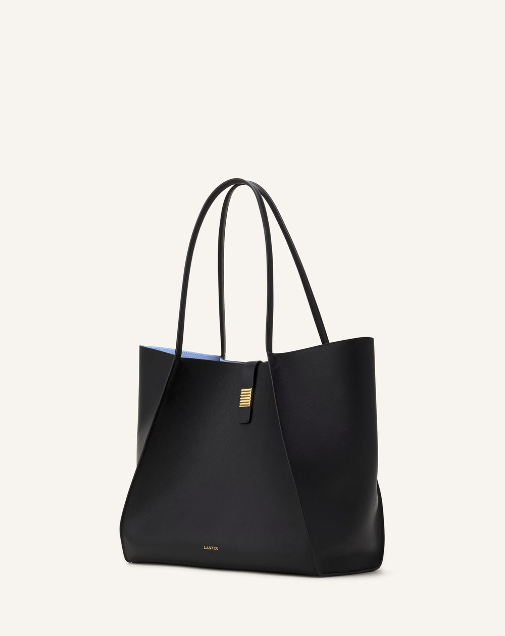Black Concerto Arpège Leather Tote Bag | Lanvin Women