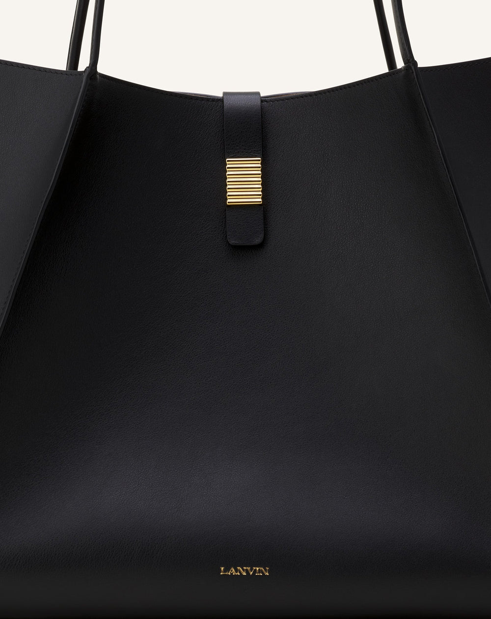 Black Concerto Arpège Leather Tote Bag | Lanvin Women