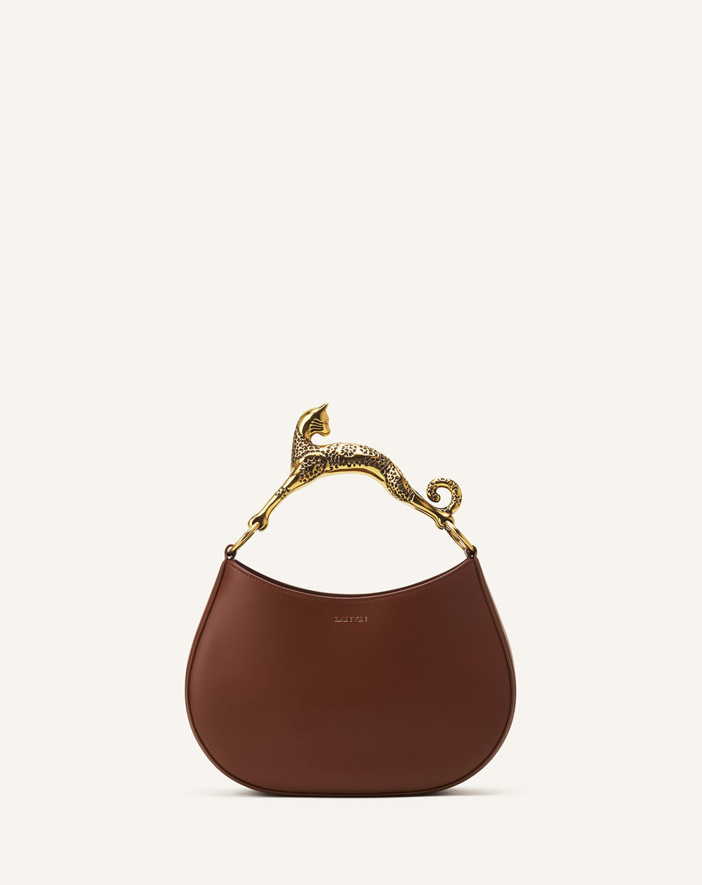 Brown Hobo Cat Leather Bag | Lanvin Women