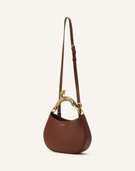 Brown Hobo Cat Leather Bag | Lanvin Women