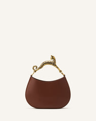 Brown Hobo Cat Leather Bag | Lanvin Women