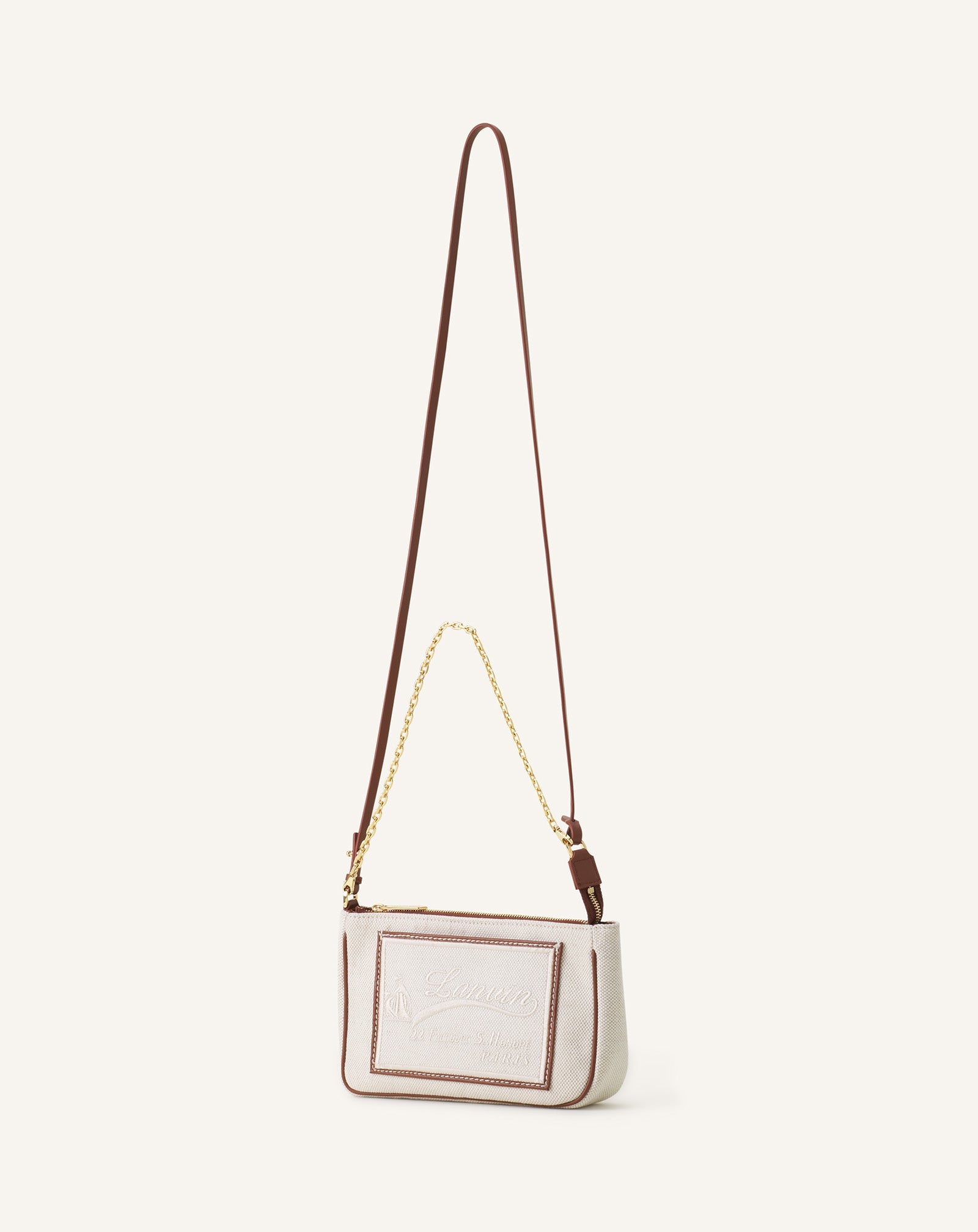 Petit Compagnon Sac Epaule Zippe Canvas | Lanvin Women