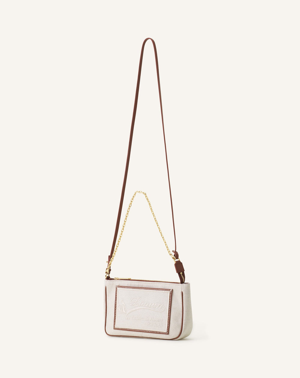 Petit Compagnon Sac Epaule Zippe Canvas | Lanvin Women