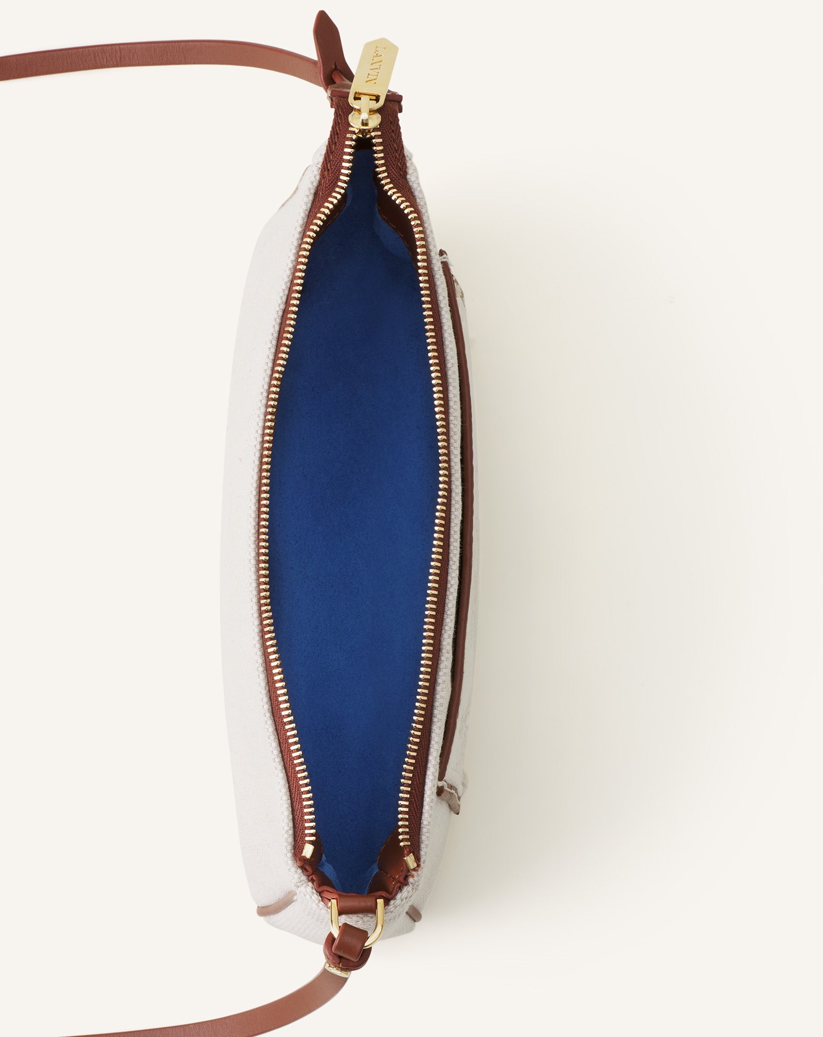 Petit Compagnon Sac Epaule Zippe Canvas | Lanvin Women