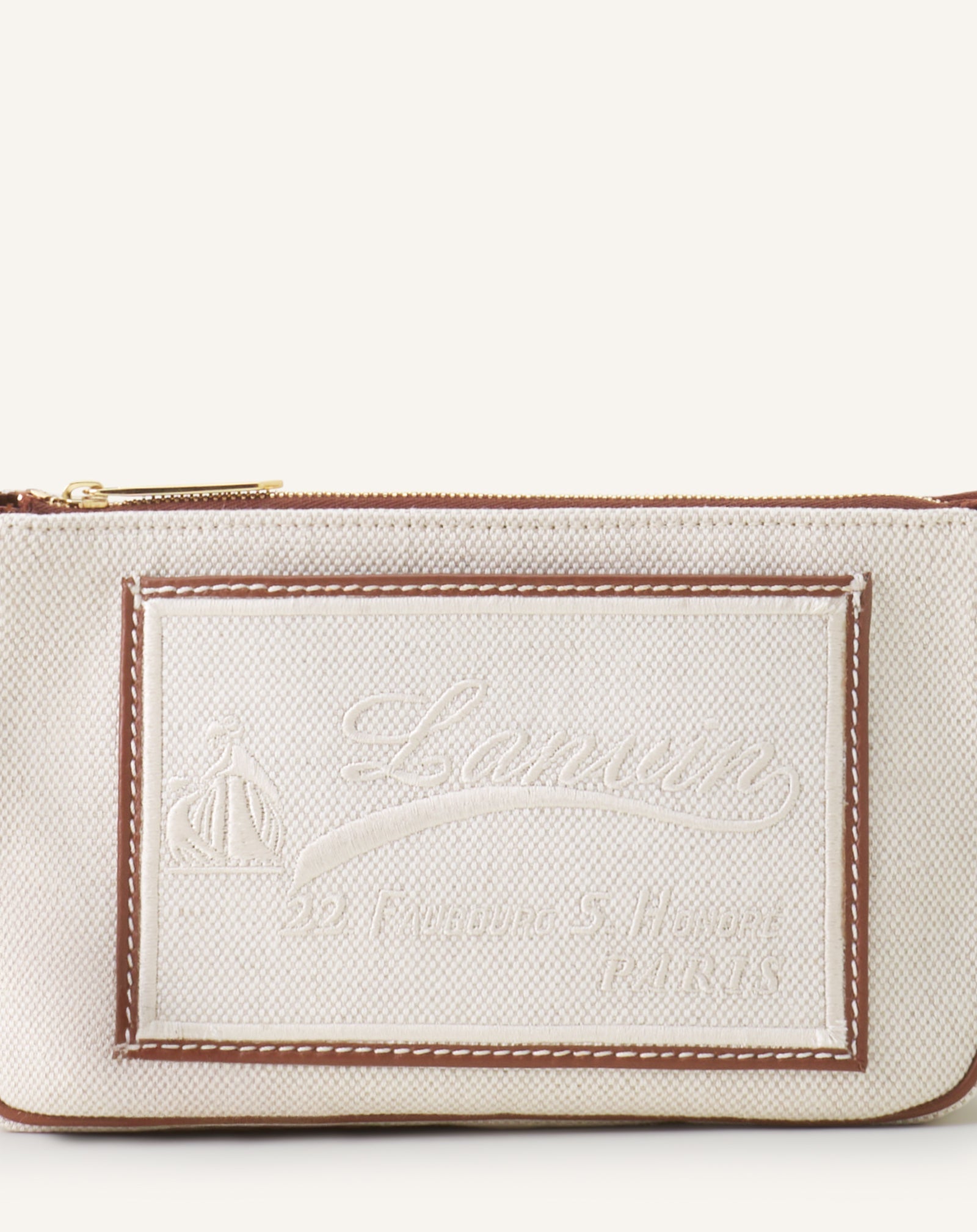 Petit Compagnon Sac Epaule Zippe Canvas | Lanvin Women