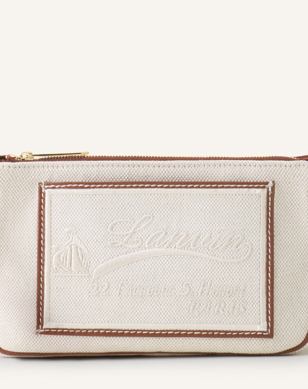 Petit Compagnon Sac Epaule Zippe Canvas | Lanvin Women