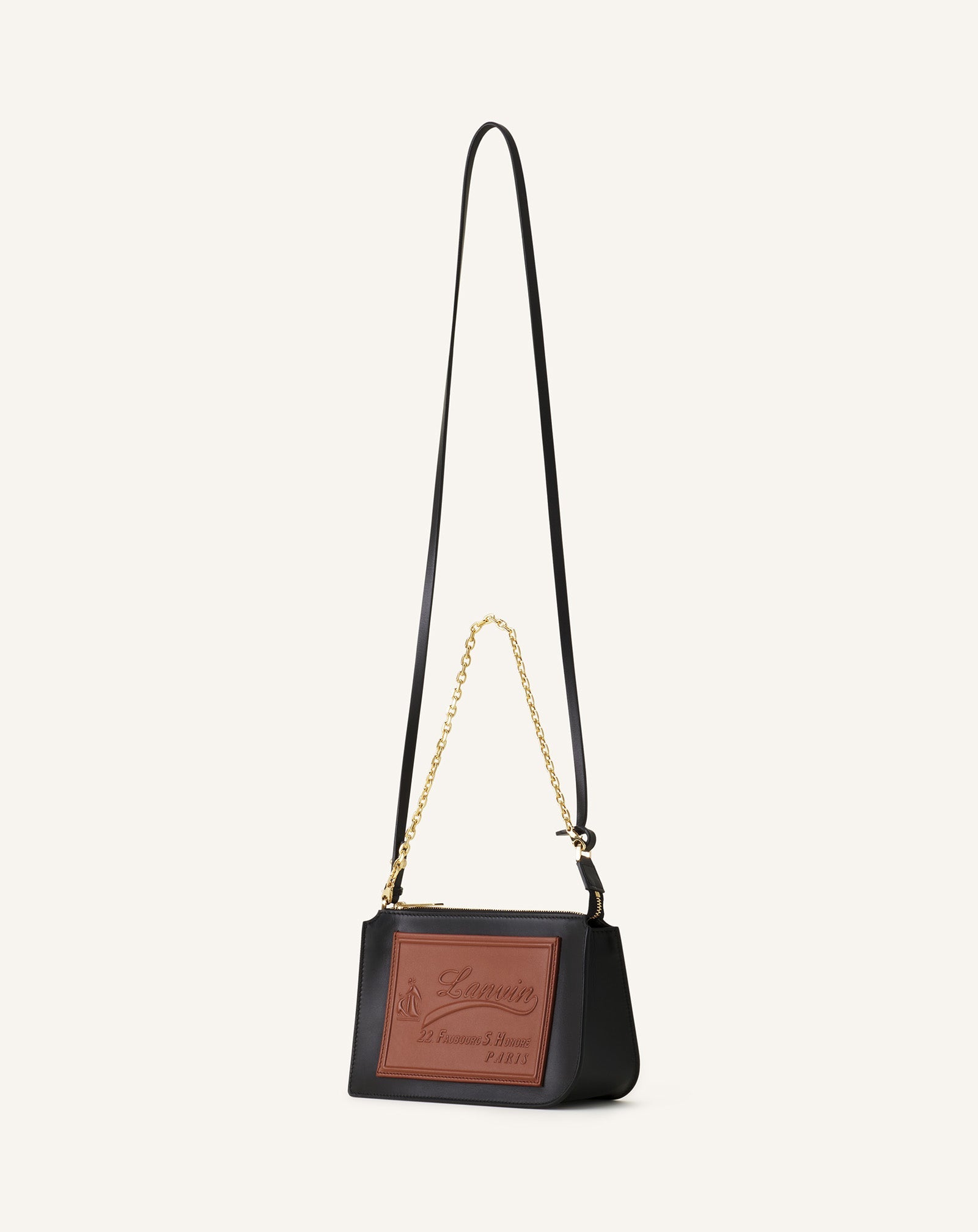 Petit Compagnon Sac Epaule Zippe Cuir | Lanvin Women