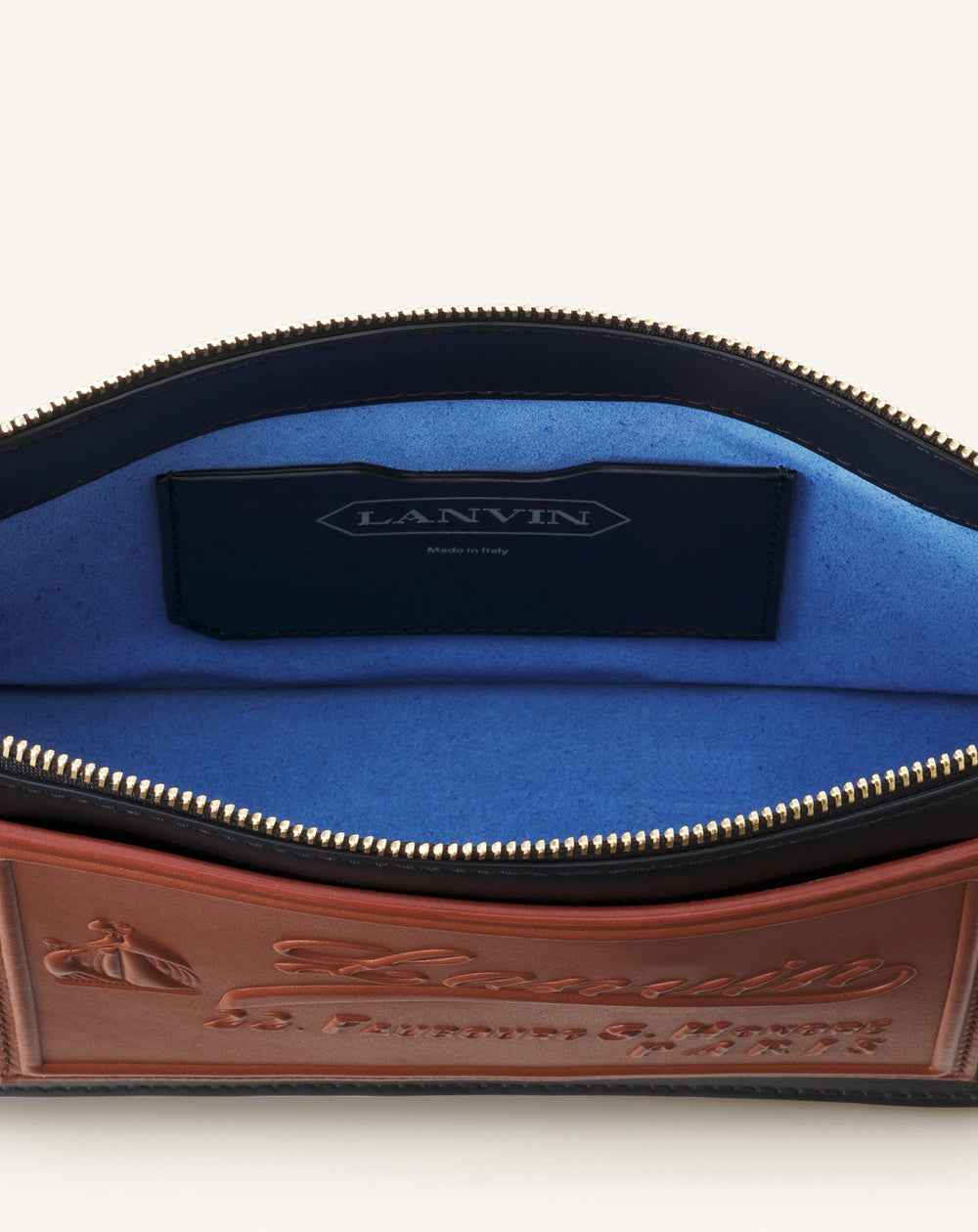 Petit Compagnon Sac Epaule Zippe Cuir | Lanvin Women