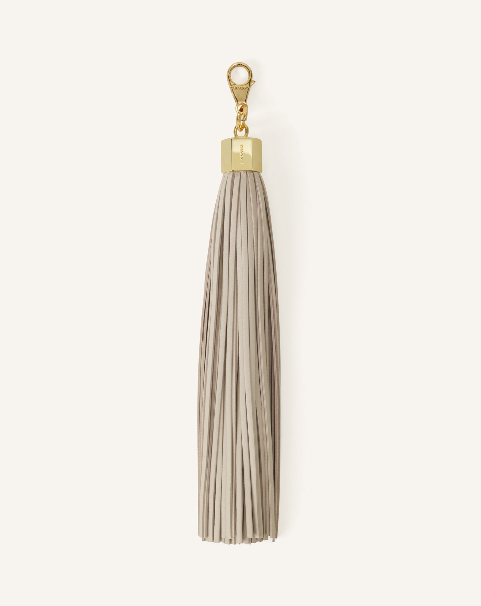 Pompon Simple En Cuir White | Lanvin Women