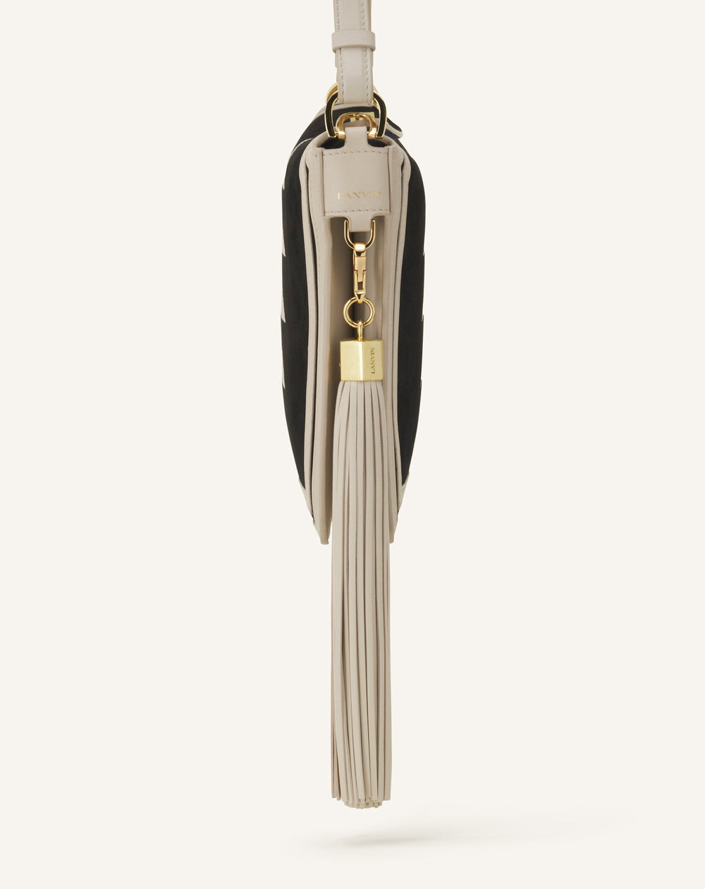Pompon Simple En Cuir White | Lanvin Women