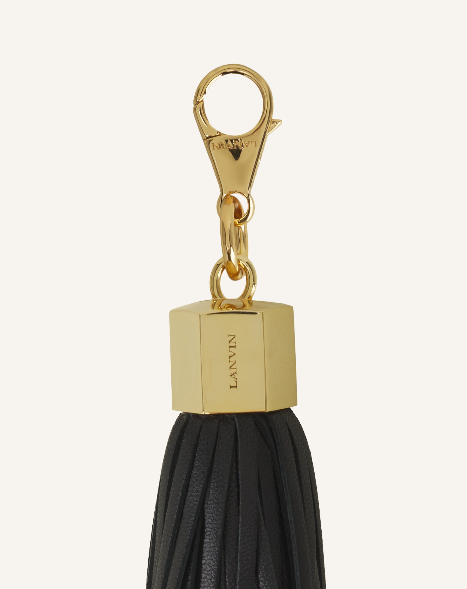 Pompon Simple En Cuir Black | Lanvin Women