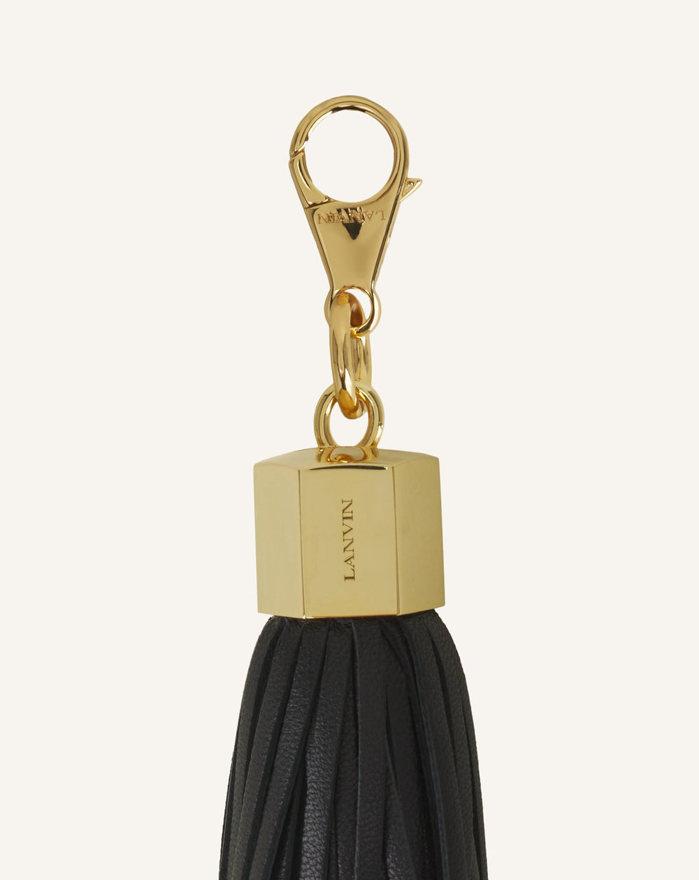 Pompon Simple En Cuir Black | Lanvin Women