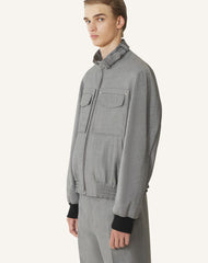 Blouson En Laine Mohair Black | Lanvin Men