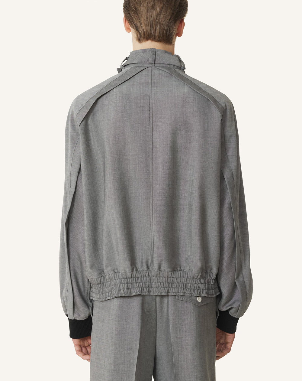 Blouson En Laine Mohair Black | Lanvin Men