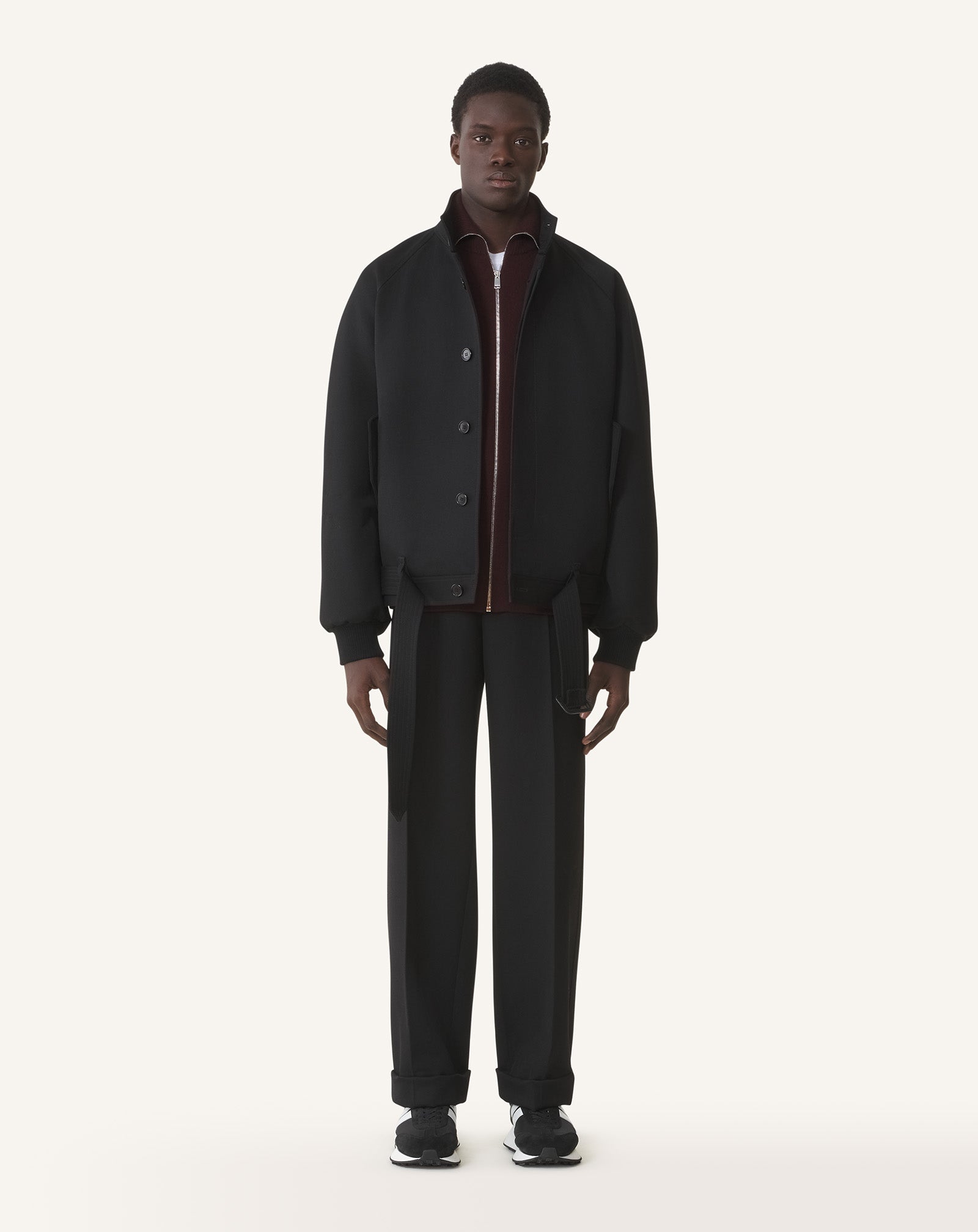 Black Light Wool Jacket | Lanvin Men