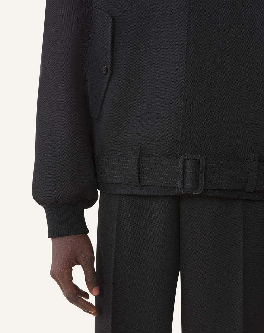 Black Light Wool Jacket | Lanvin Men
