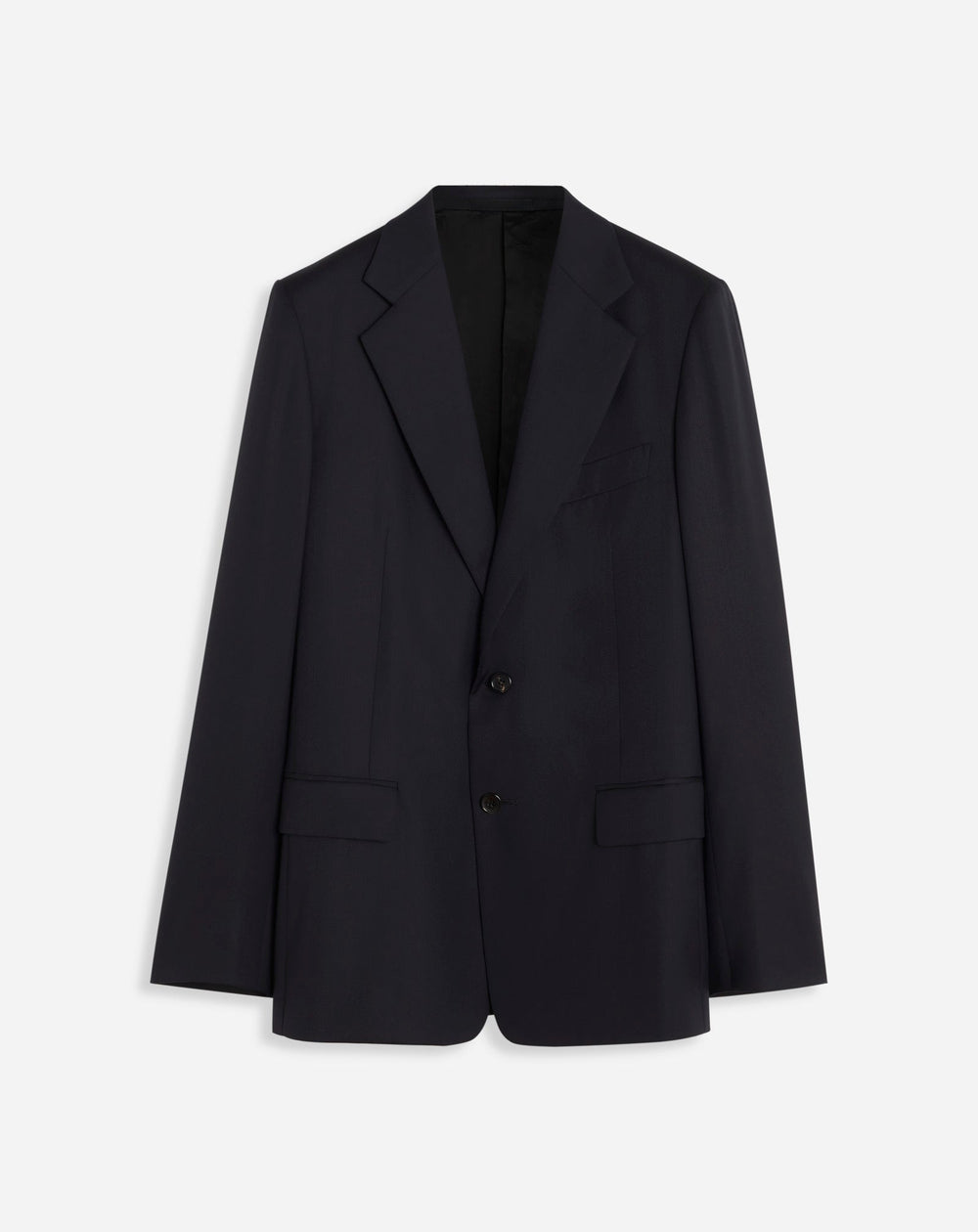SINGLE-BREASTED FLAP POCKETS JACKET NAVY BLUE | Lanvin Men